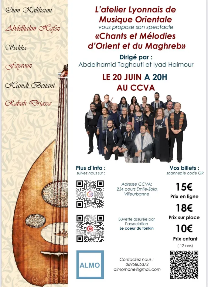 Chants et Mélodies d’Orient et du Maghreb