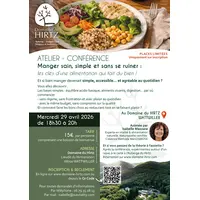 Atelier - Conférence : manger sain, simple et sans se ruiner &copy; Domaine du HIRTZ
