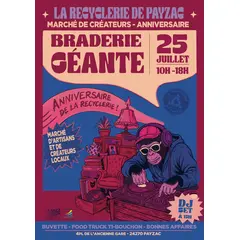 Braderie de l'été et anniversaire de la recyclerie 