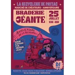 Braderie de l'été et anniversaire de la recyclerie 