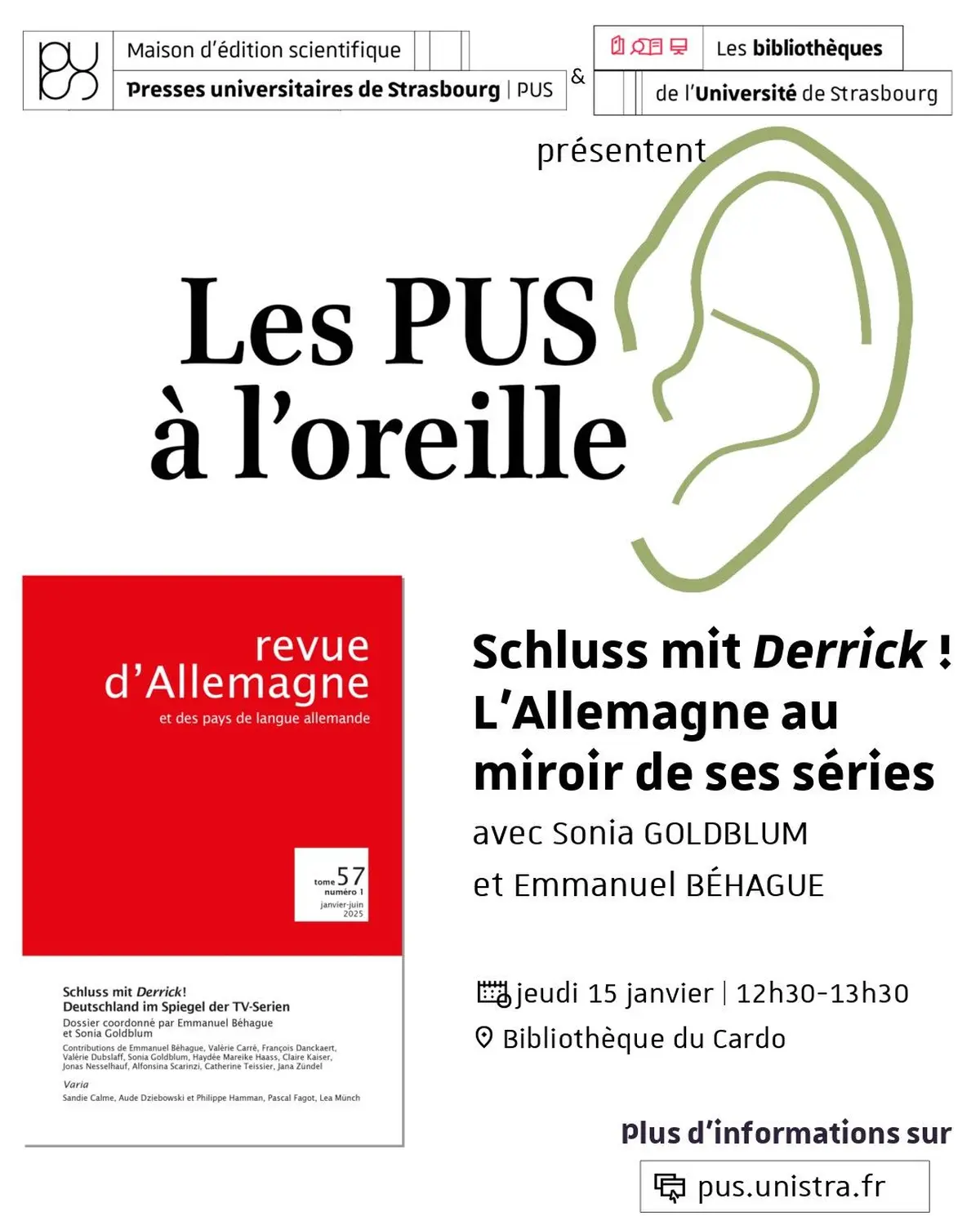 Les PUS à l'oreille : L'Allemagne à travers ses séries TV 