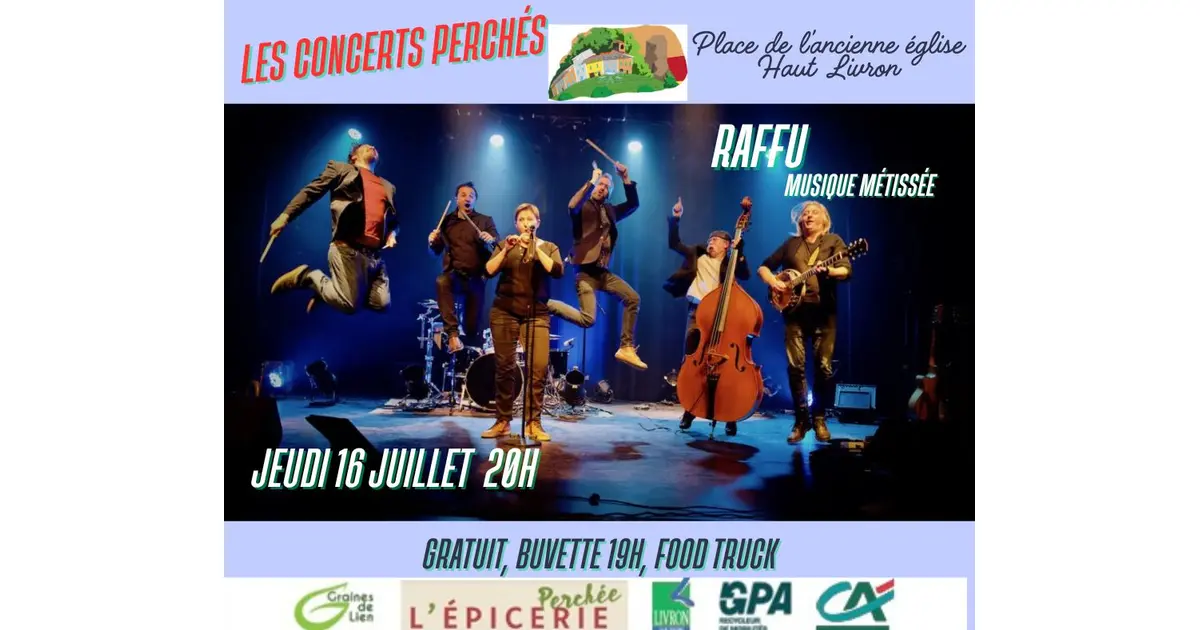 Concert Perché avec le groupe Raffu