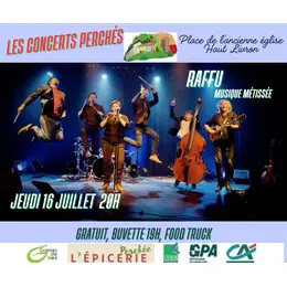 Concert Perché avec le groupe Raffu