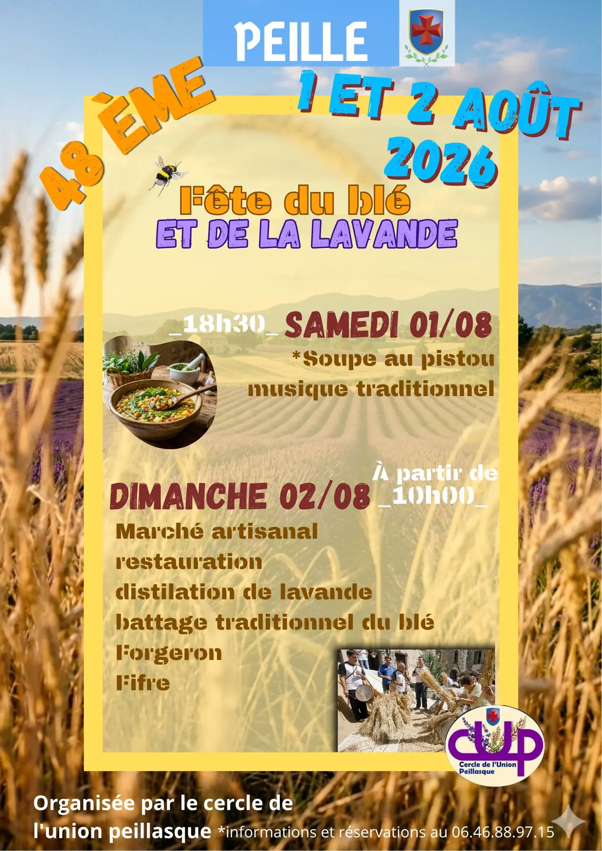 48eme fête du blé et de la lavande 