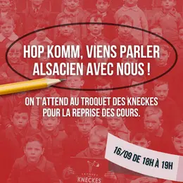 Cours d'Alsacien au Troquet des Kneckes 