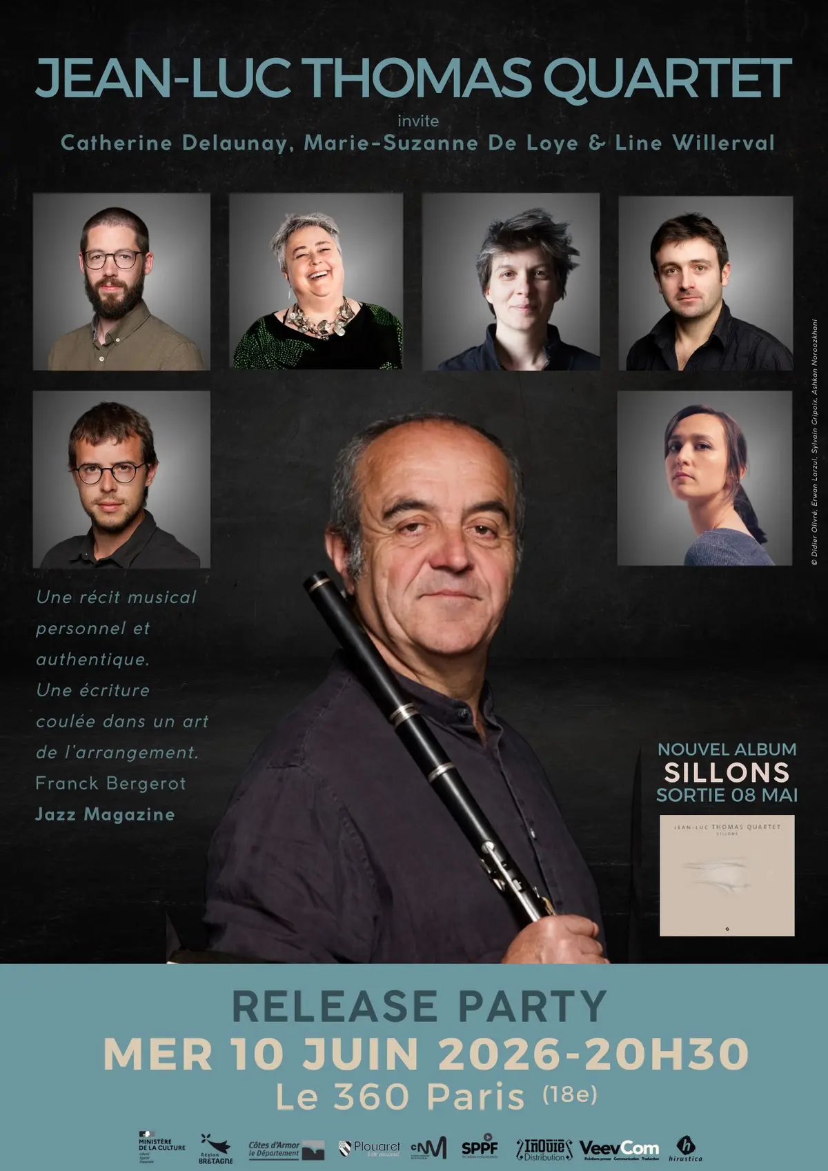 Jean-Luc Thomas Quartet présente Sillons