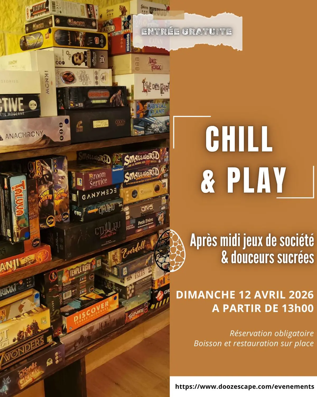 Chill & Play - Après-midi jeux de société au Malleus