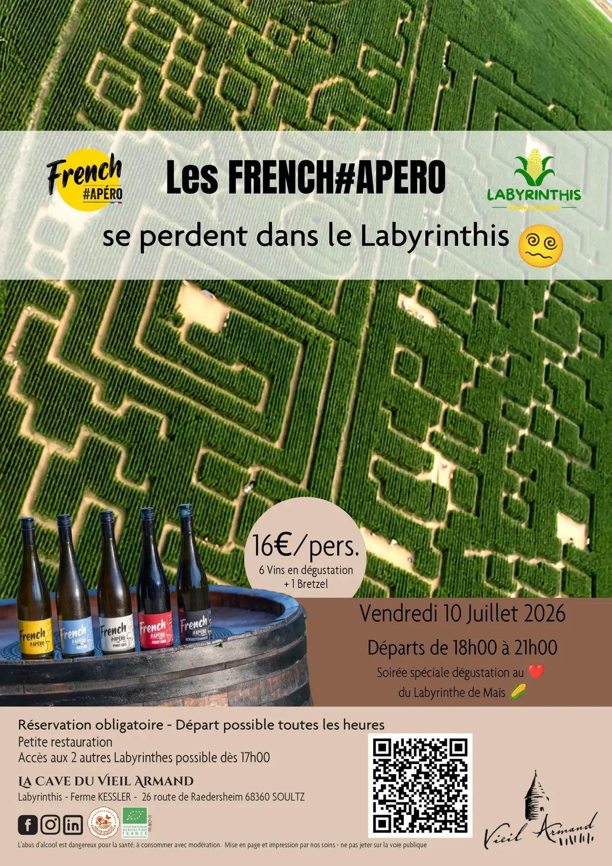 Les French#Apéro se perdent dans le Labyrinthe