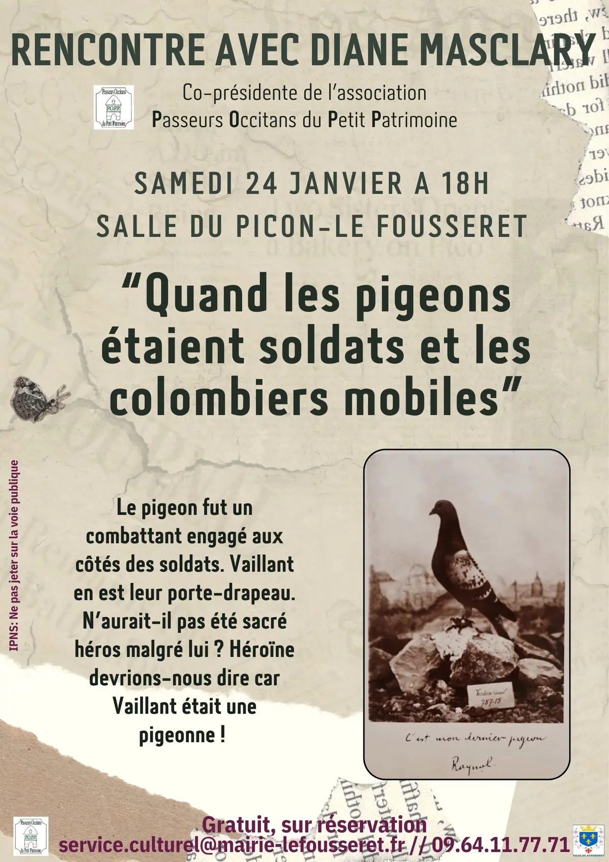 Quand les pigeons étaient soldats et les colombiers mobiles