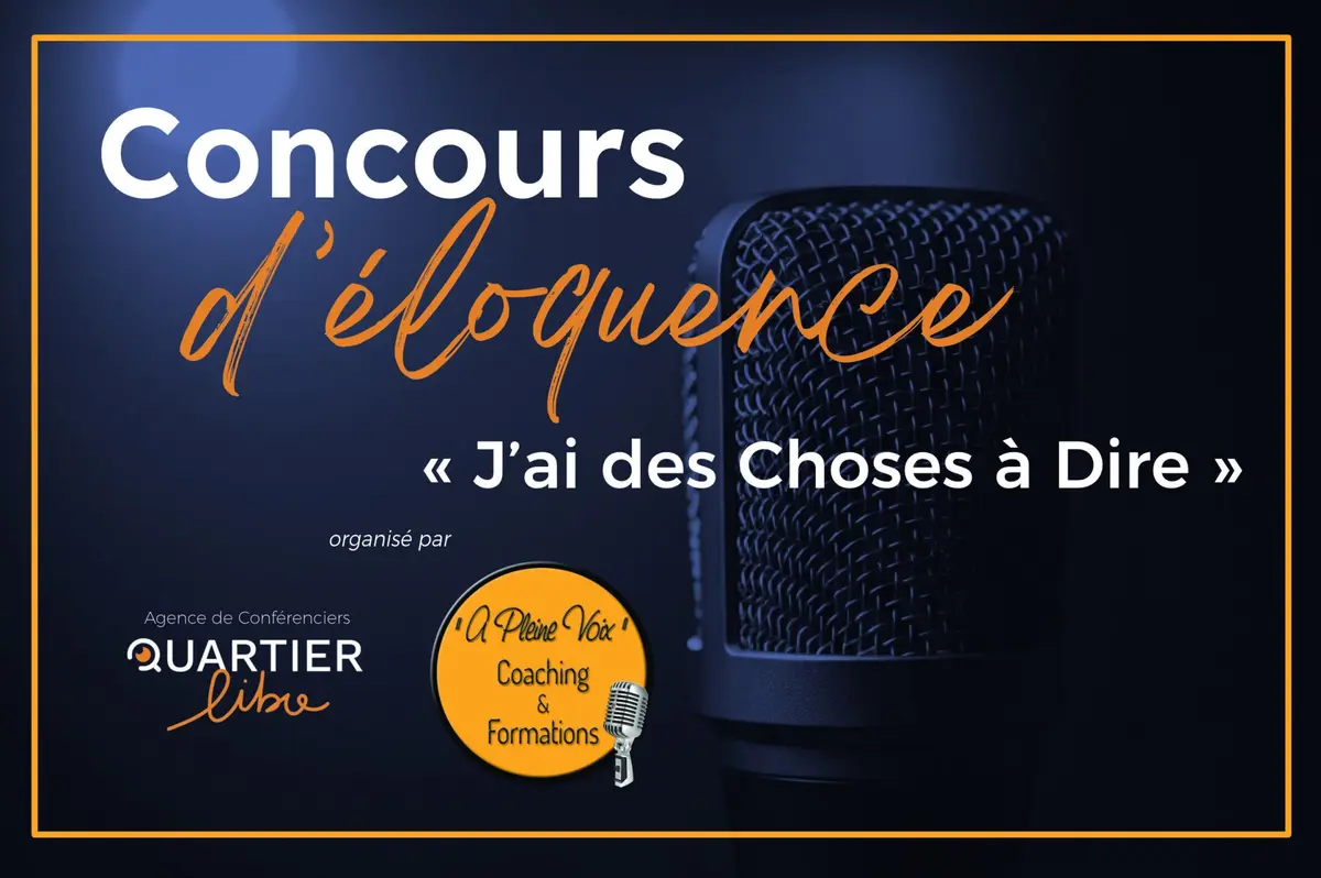Grande finale du concours d'éloquence J'ai des choses à dire