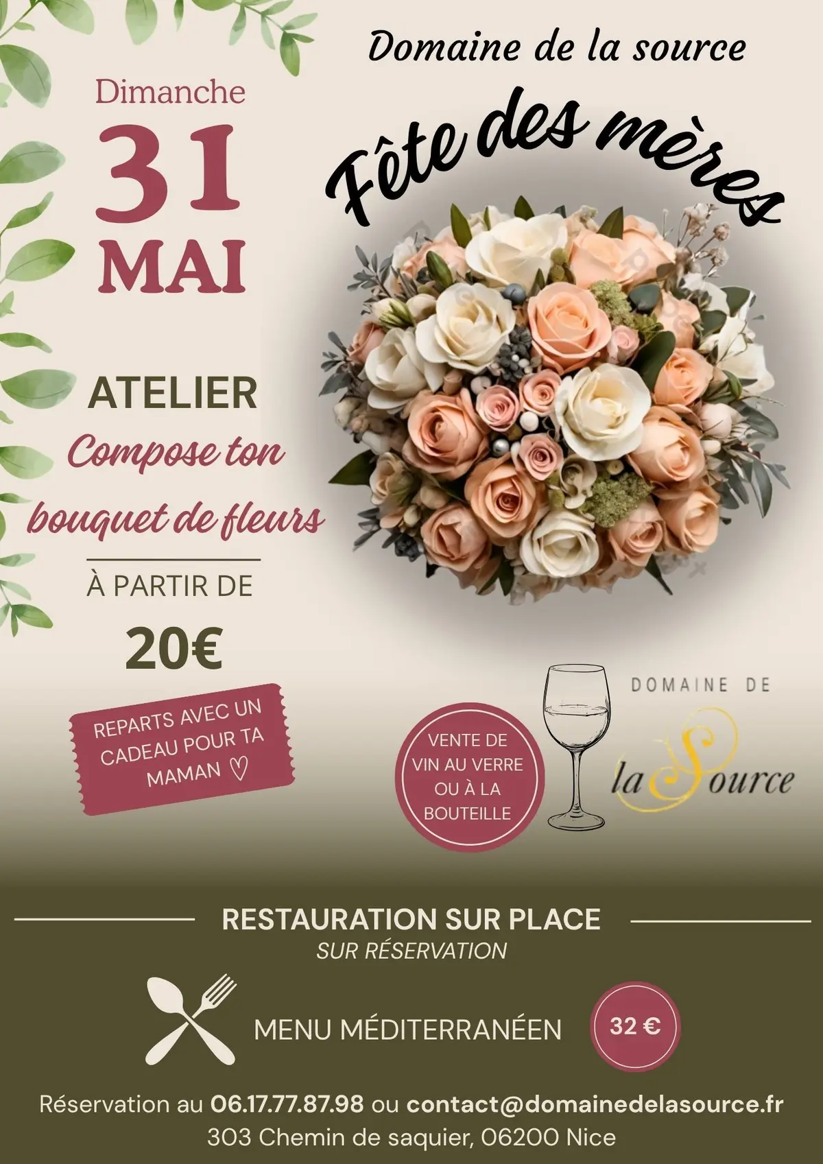 Fête des Mères au Domaine de la Source !