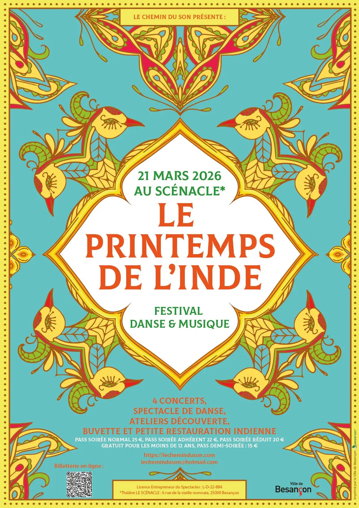 Festival le Printemps de l'Inde : danse et musique