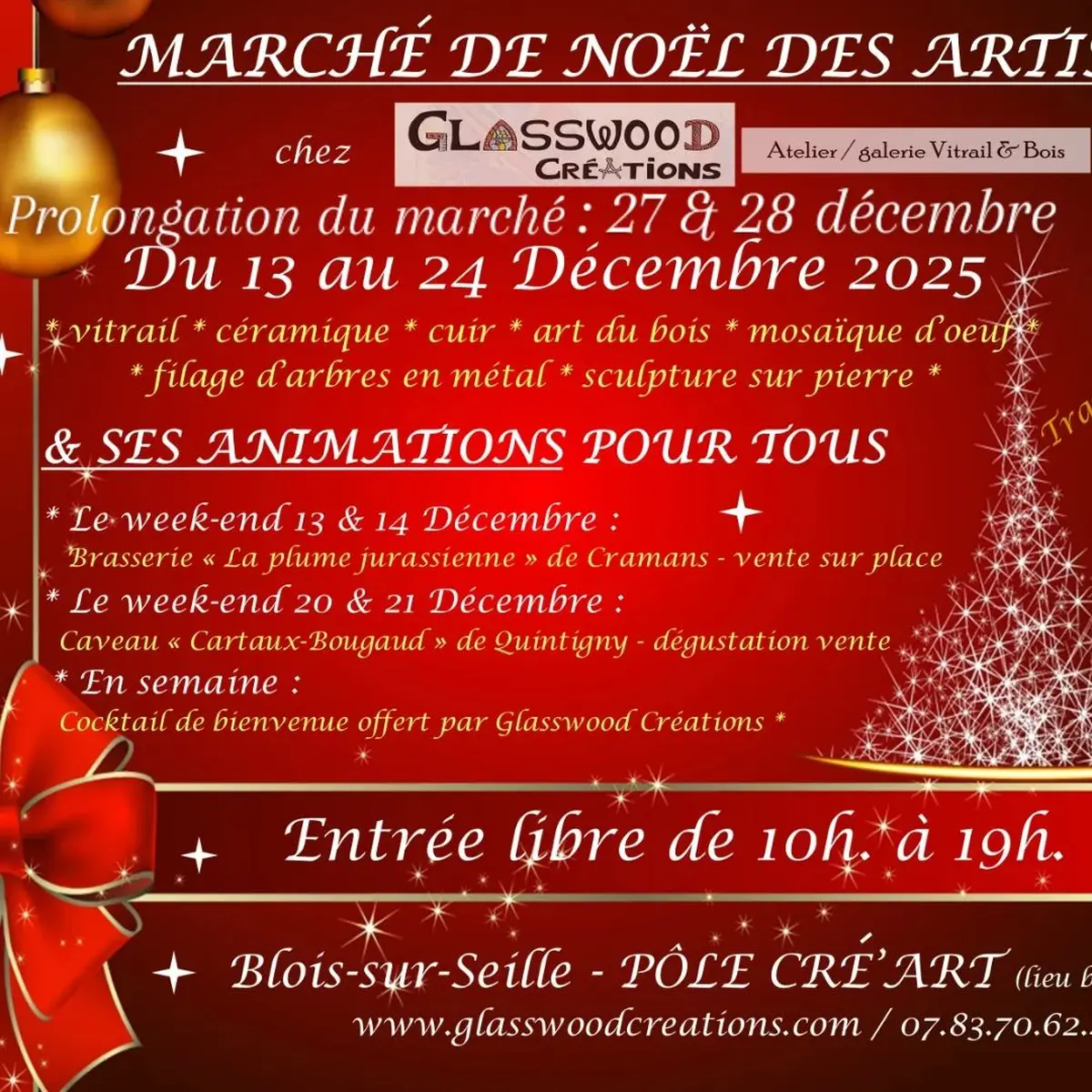 Prolongation du marché des artistes au Pôle Cré'Art