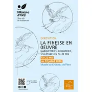 Exposition La Finesse en Œuvre : marqueteries, dinanderies, sculptures en fil de fer