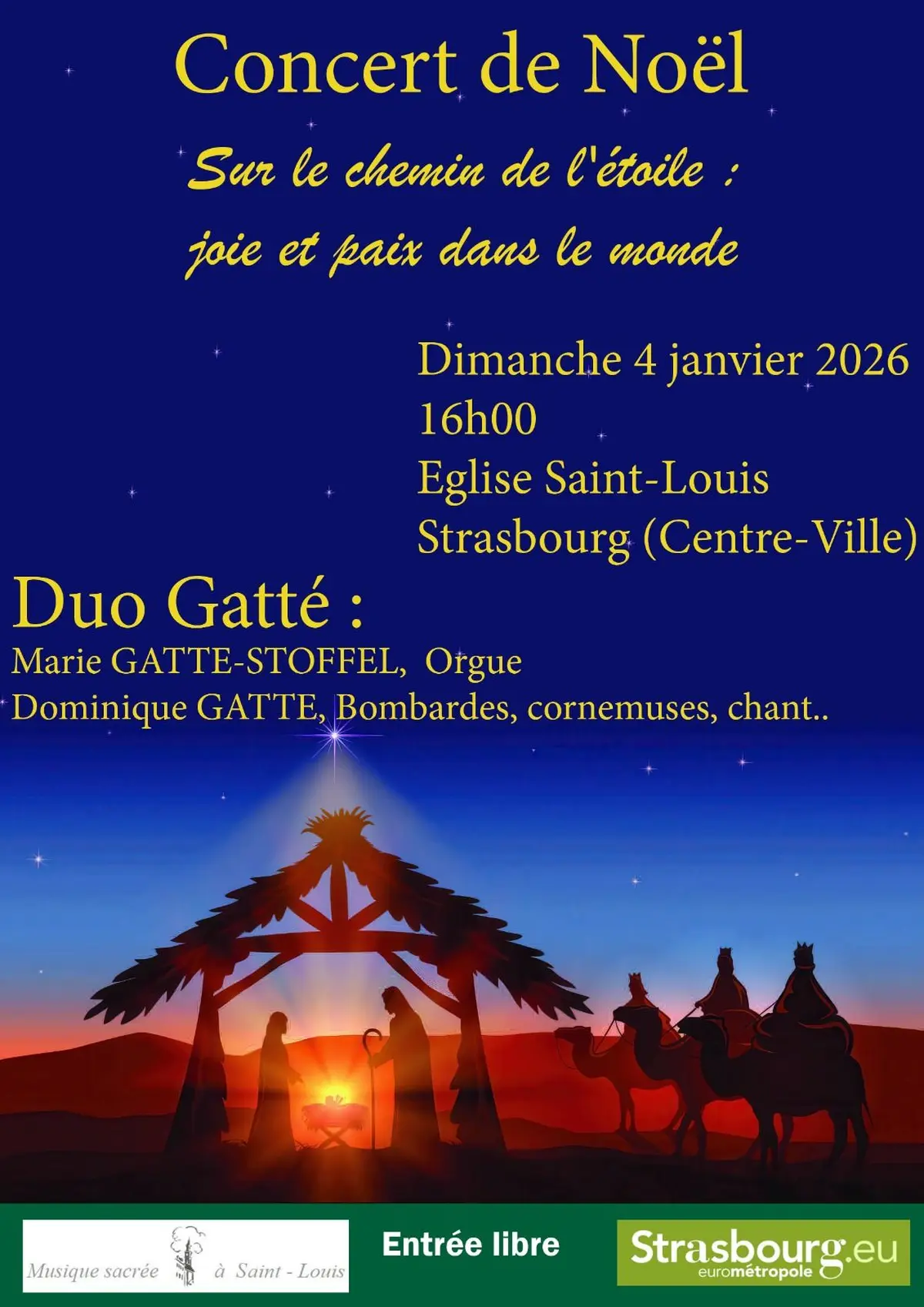 Sur le chemin de l'Etoile  -  concert de Noël et de l'Epiphanie