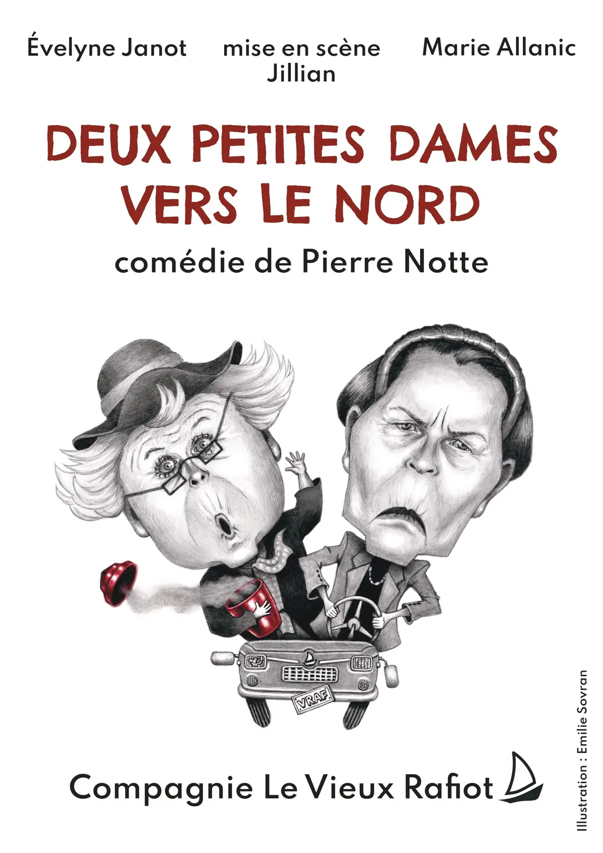 Pièce Deux petites dames vers le Nord