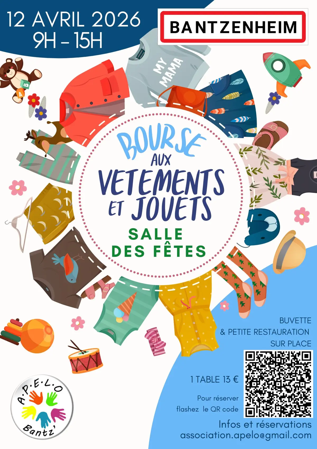 Bourse aux vêtements et jouets Bantzenheim