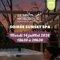 Soirée Sunset Spa au Spa Nordique &copy; Domaine du HIRTZ