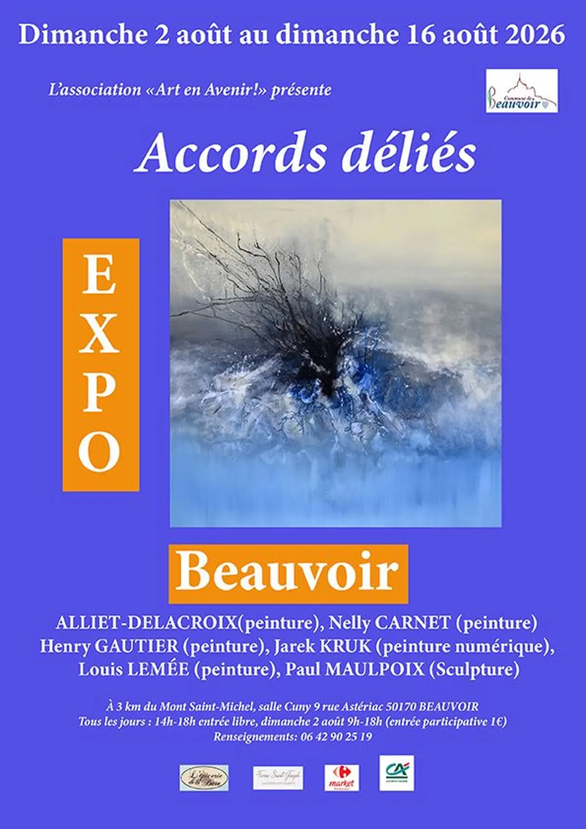 Accord déliés / exposition vente