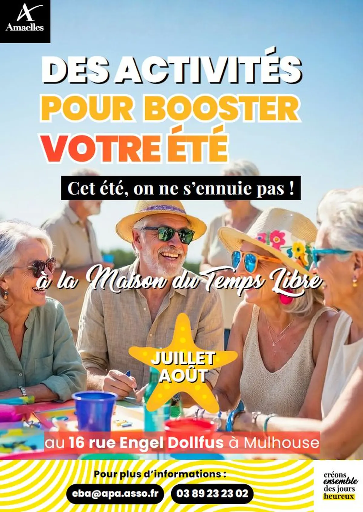 Catalogue d'été d'animations séniors à Mulhouse !