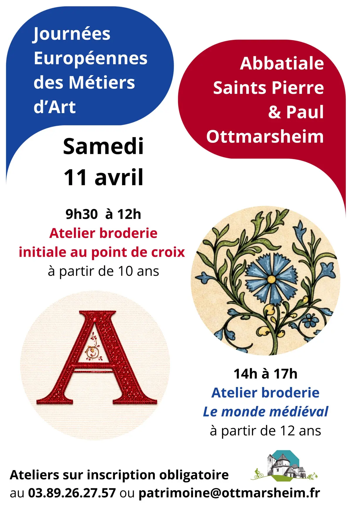 Ateliers broderie - Journées des Métiers d'Art
