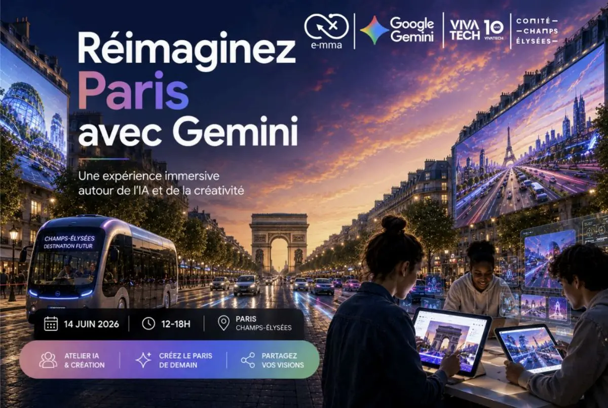 VivaTech : Venez imaginer le Paris de 2030 avec l'IA sur les Champs Elysées