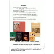 Signatures avec Violaine Vanoyeke à la maison de la presse de Pont l'Evêque