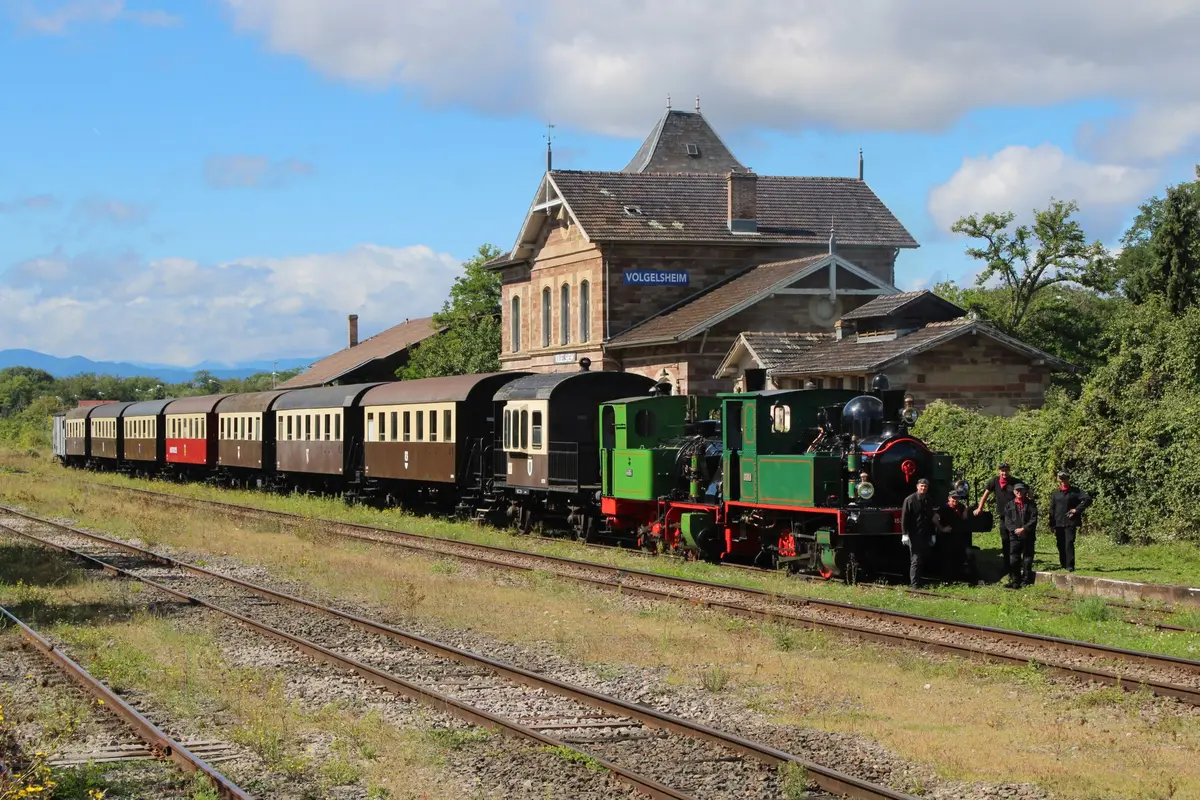 chemin de fer touristique du Rhin