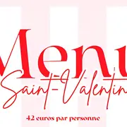 Menu spécial Saint Valentin 2026