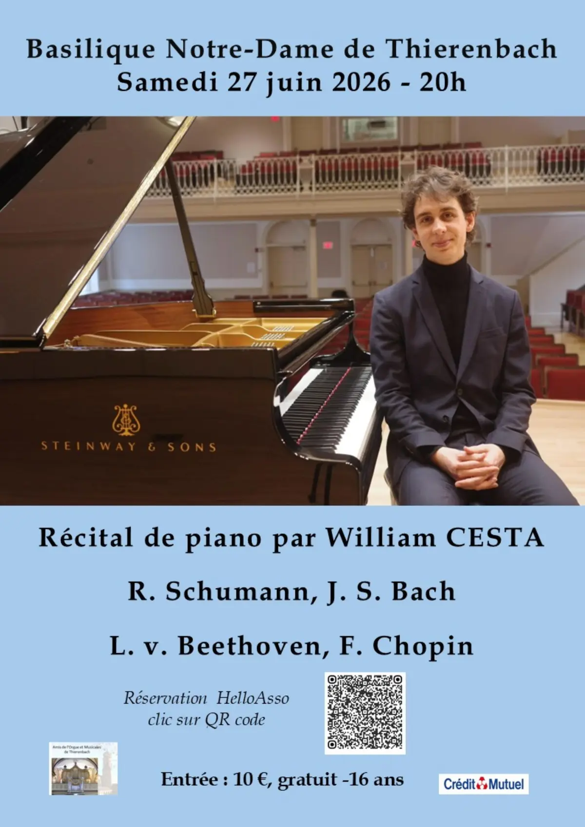 Récital de piano par William CESTA