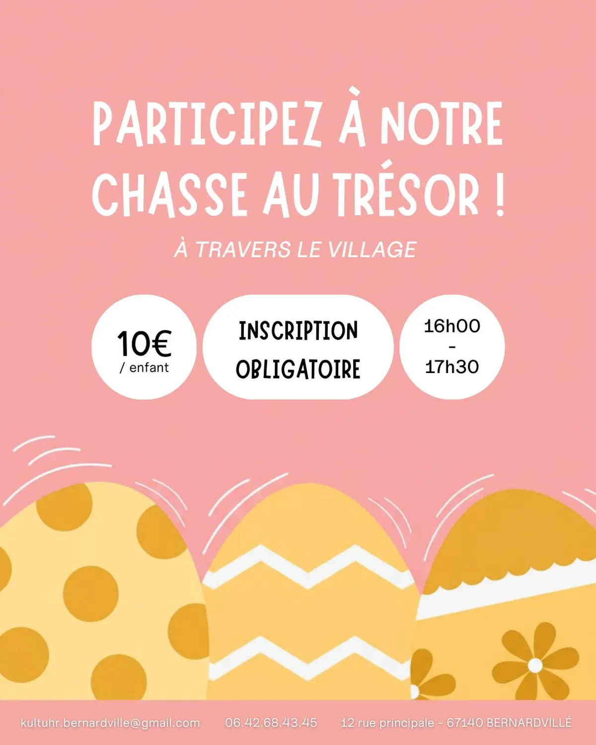 Atelier de Pâques - Chasse au trésor