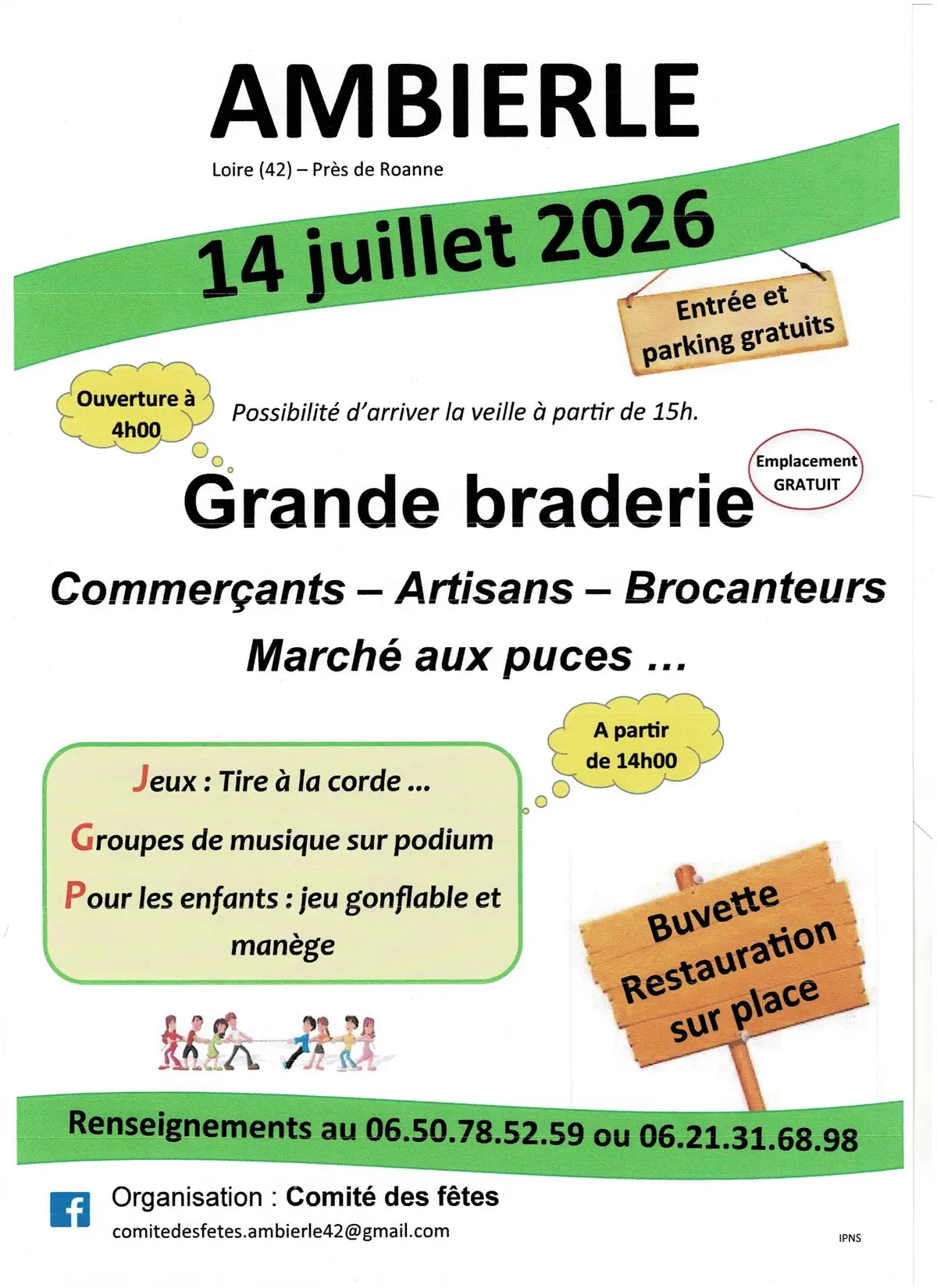 grande braderie, brocante marché aux puce