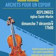 Archets pour un espoir en concert le 7 décembre à Replonges (01)