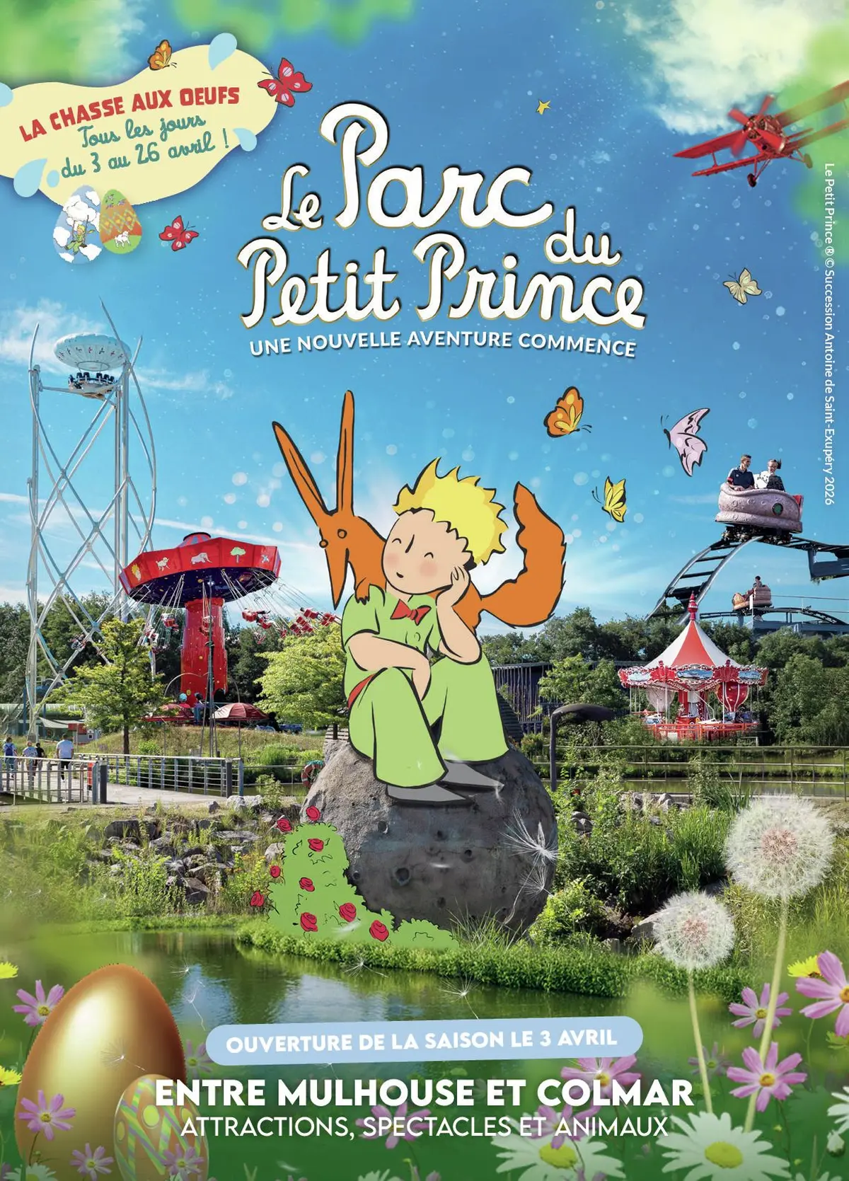 Chasse aux oeufs au Parc du Petit Prince