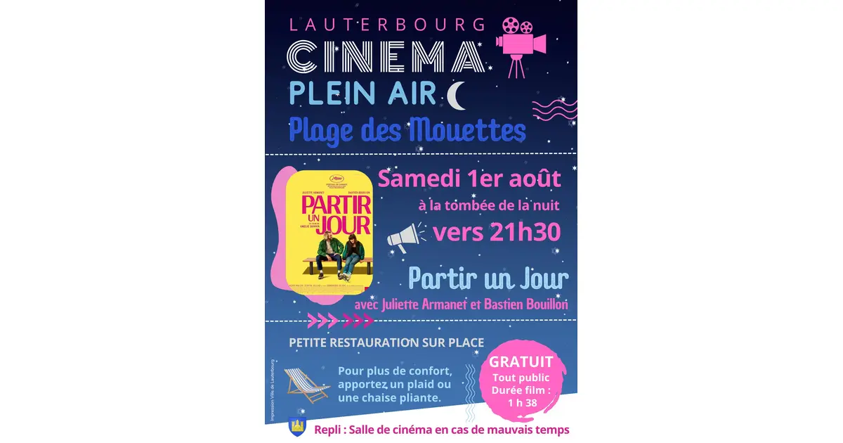Cinema plein air - Partir un Jour