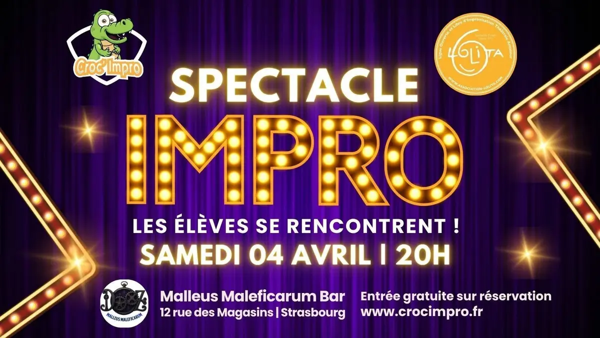 Spectacle d’impro, les élèves se rencontrent !