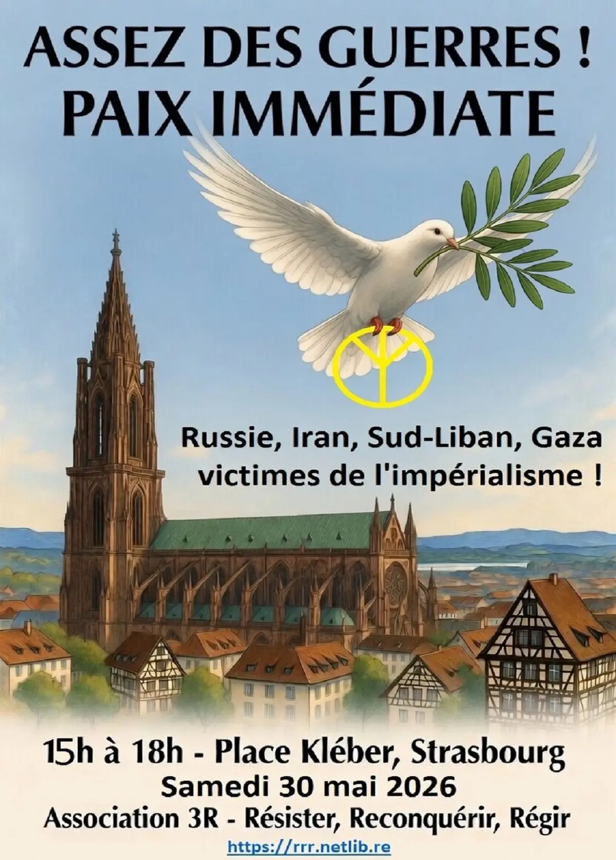 Assez des guerres ! Paix immédiate avec  la Russie et l'Iran ! 