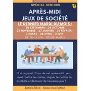 Après-midi jeux de sociétés