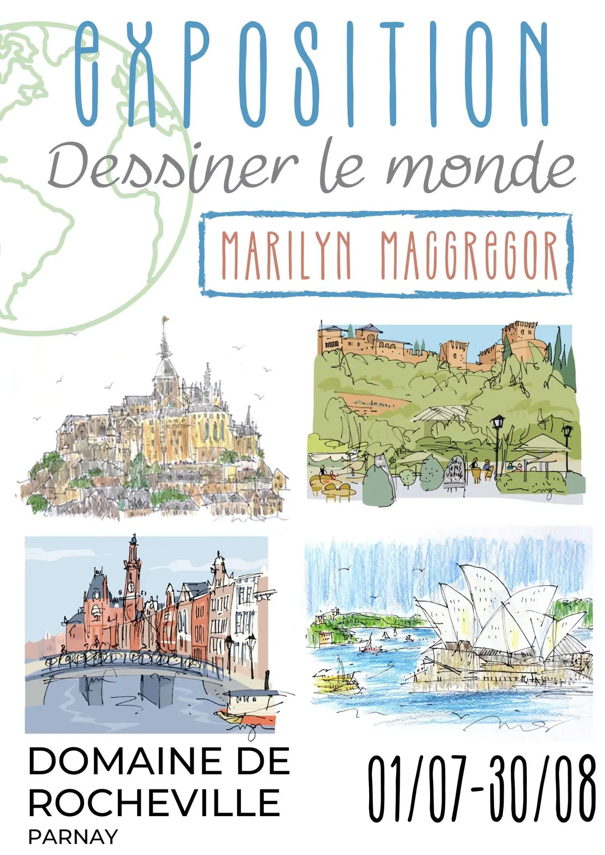 Exposition Dessiner le monde par Marilyn MacGregor