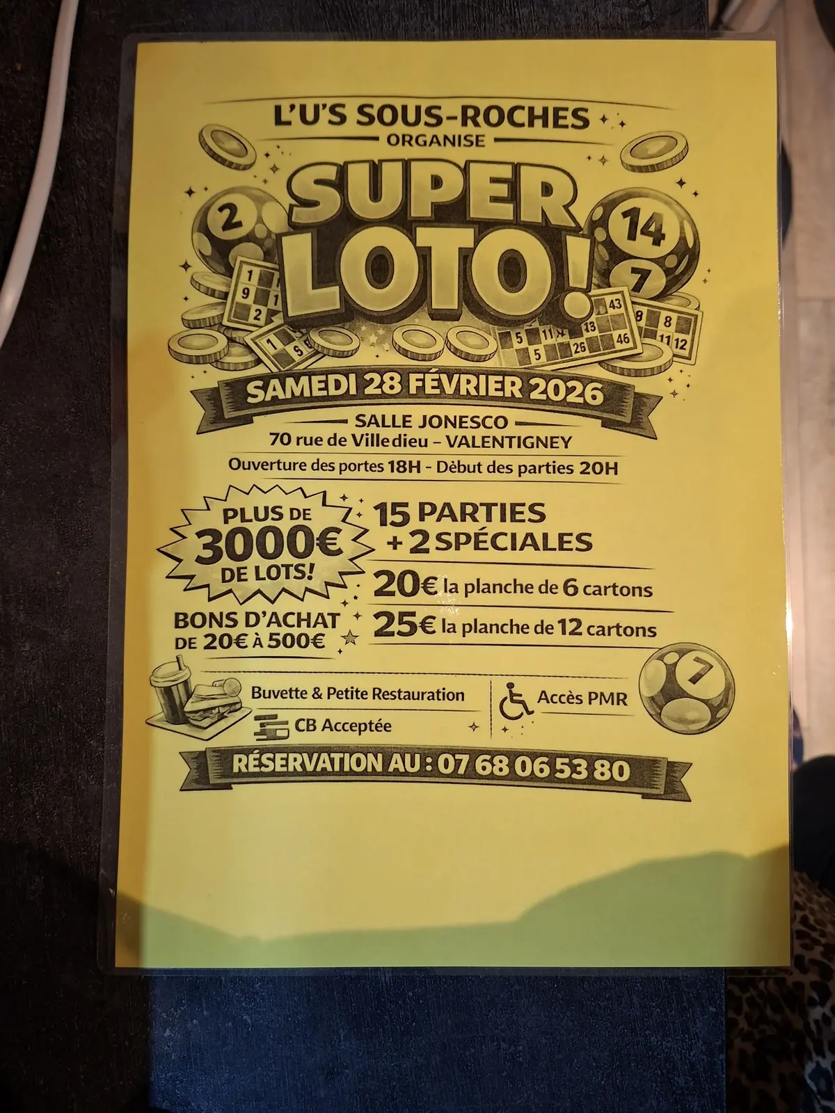 SUPER loto  de lUs Sous Roches