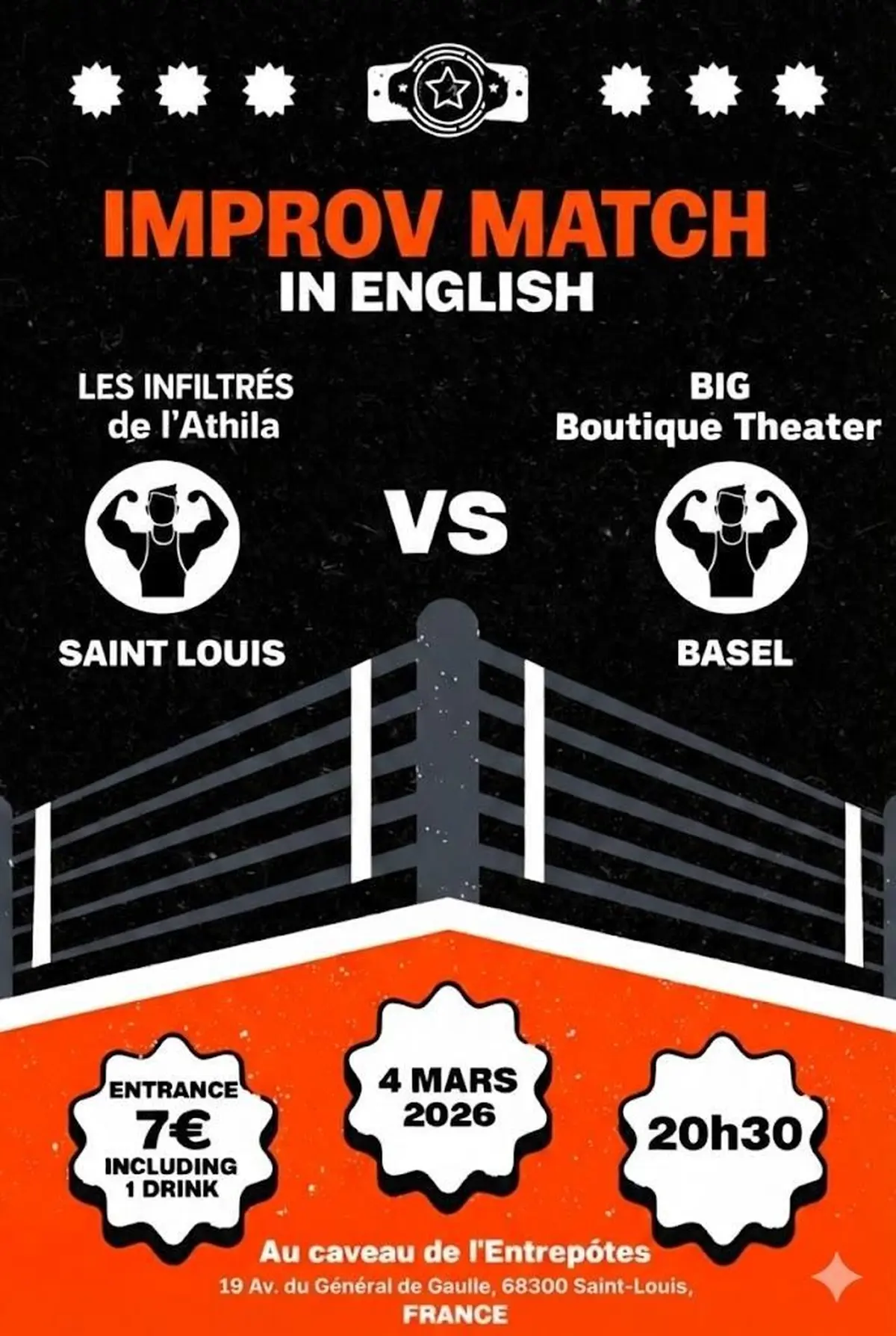 Impro match in english