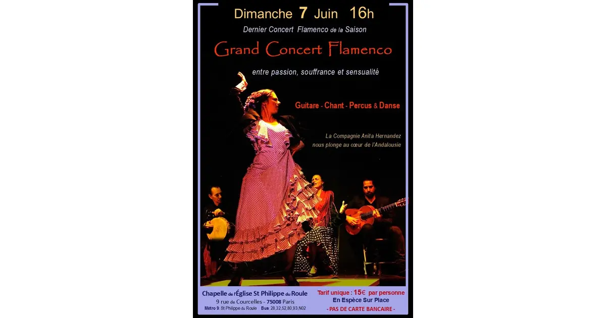 Grand Concert FLAMENCO avec Danseuse