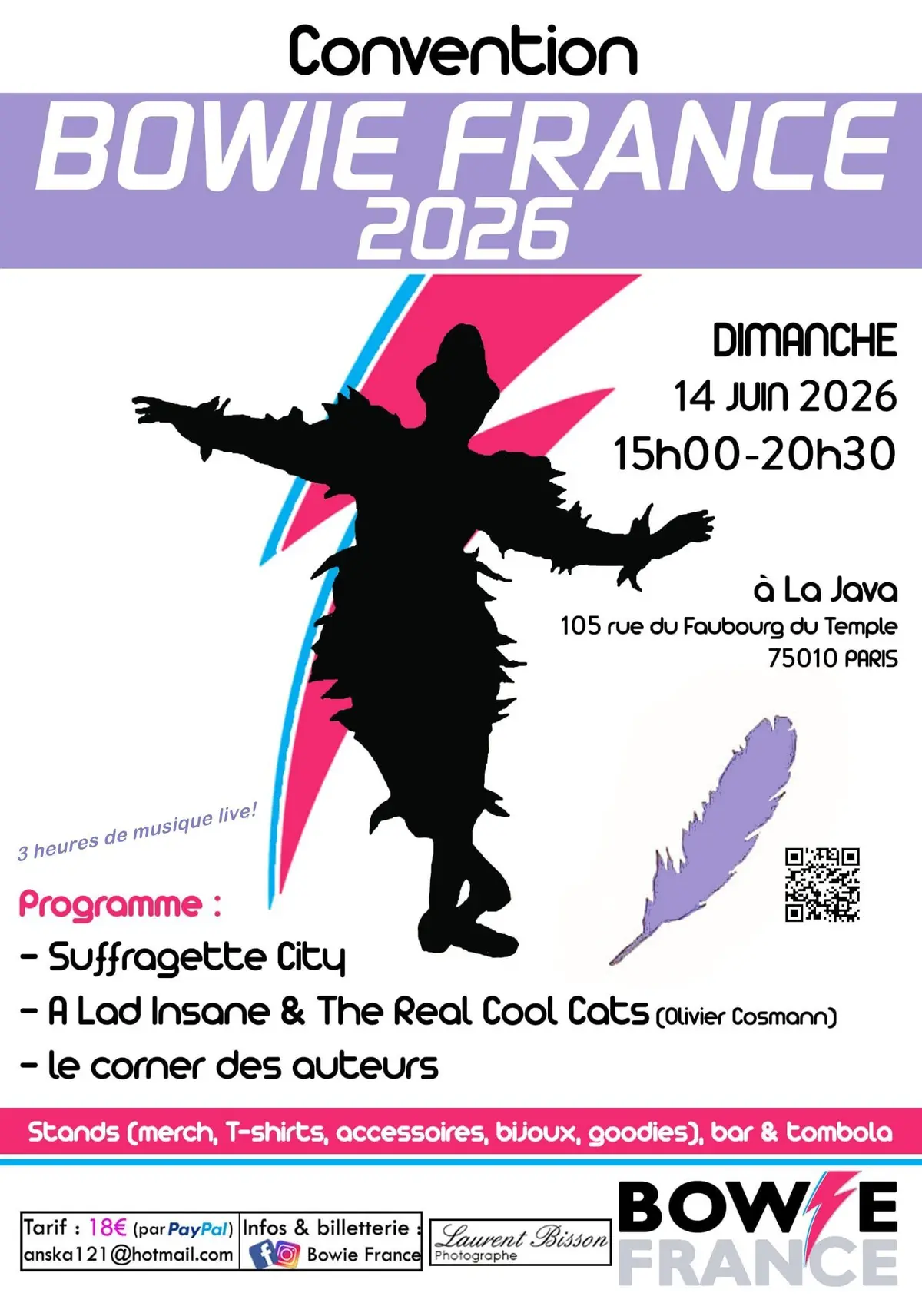 Convention BOWIE FRANCE 2026