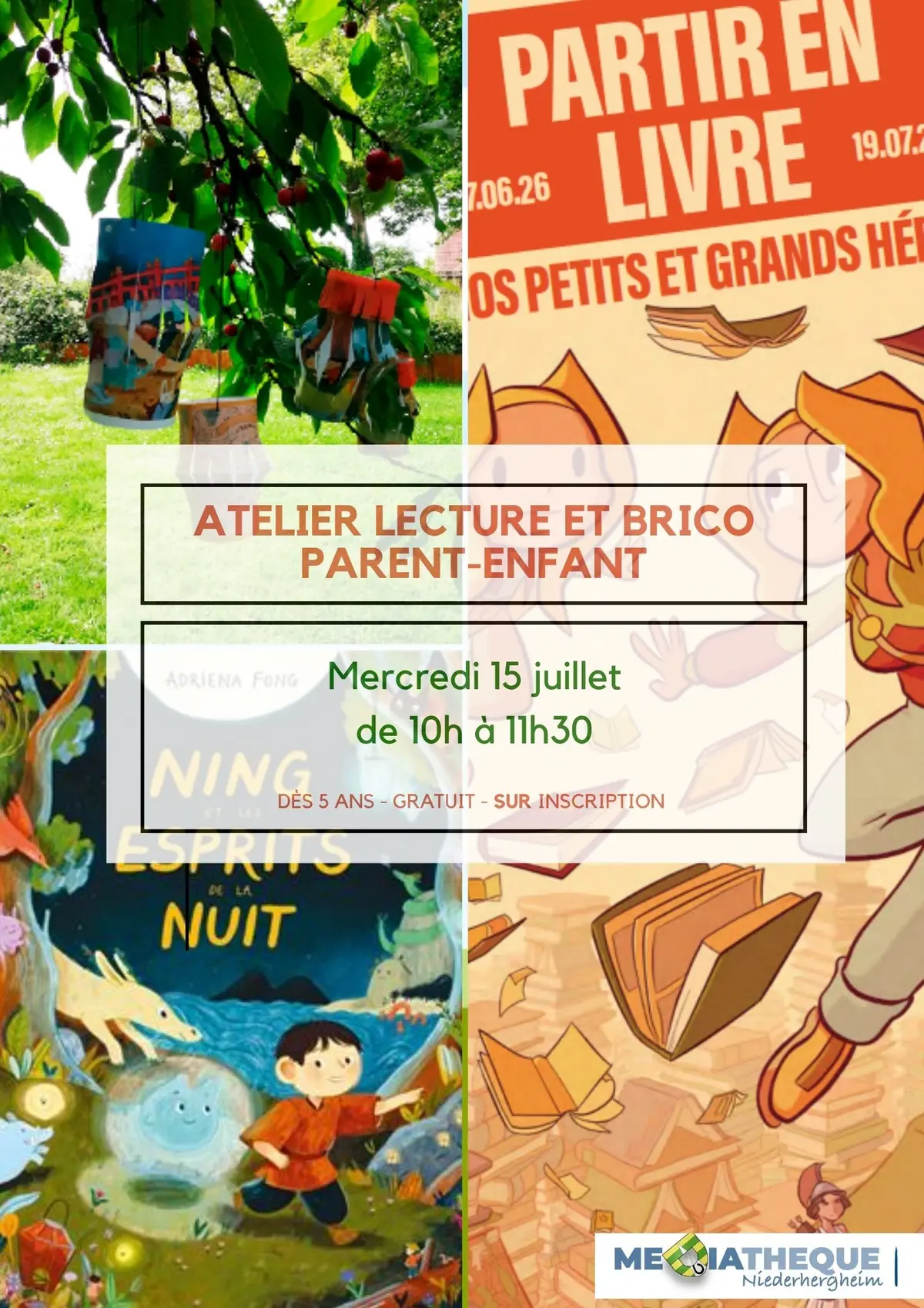 Atelier Lecture et Brico parent-enfant. Dès 5 ans