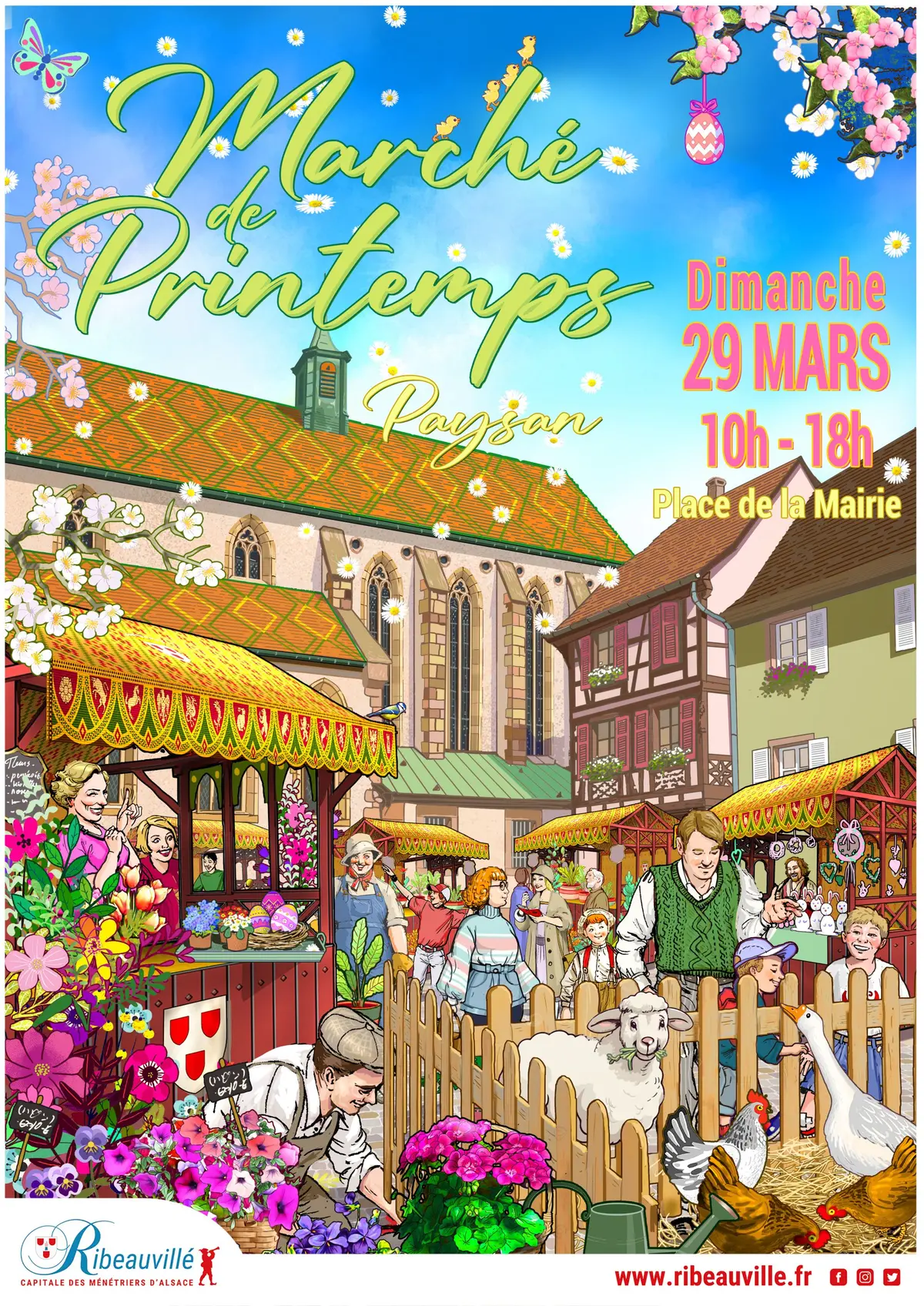 Marché de Printemps à Ribeauvillé