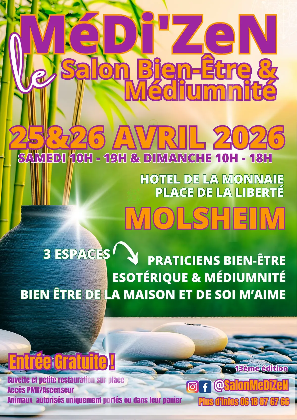 MéDi'ZeN salon Bien Etre & Médiumnité Molsheim 