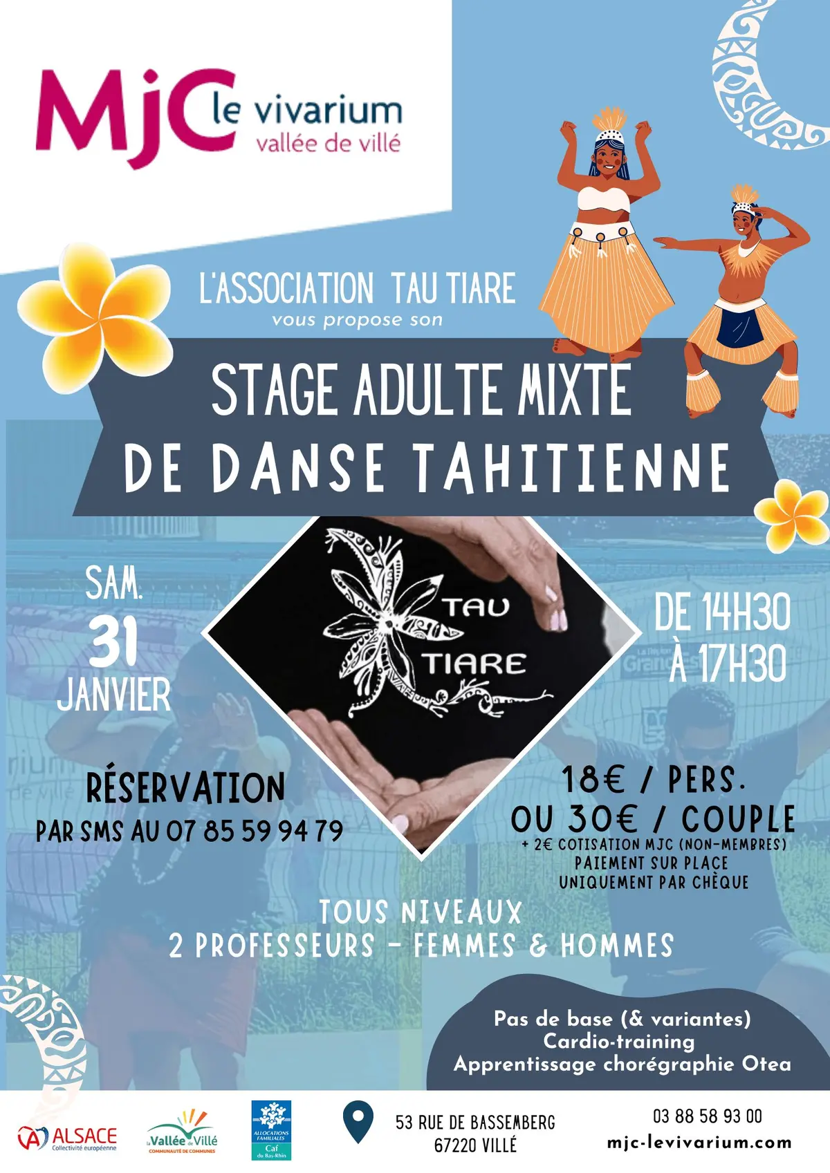 Stage mixte de danse tahitienne TAU TIARÉ