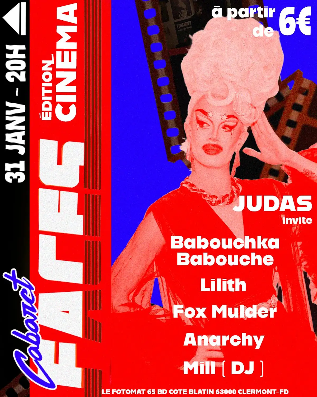 Le cabaret faces ( fait son cinéma )