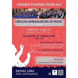 Grande journée musicale à l'église de la Madeleine