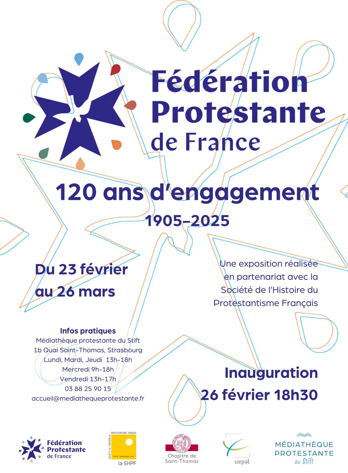 Exposition La Fédération protestante de France, 120 ans d'engagement